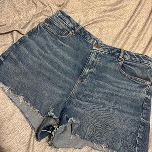 American Eagle Stretch Jean Shorts Size 14